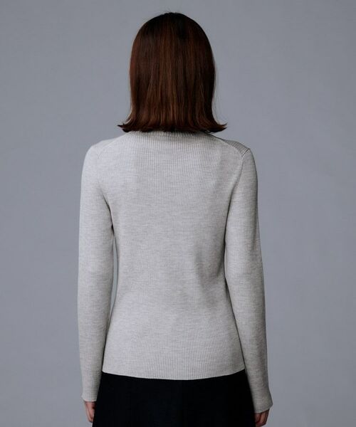 UNTITLED / アンタイトル ニット・セーター | 【洗える/アンサンブル可能/ウール100%】リブタートルネックウールニット | 詳細30