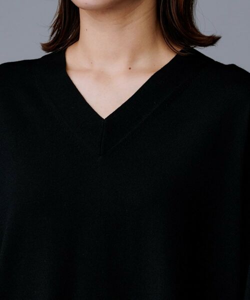 UNTITLED / アンタイトル ニット・セーター | 【洗える/薄手/ウール100%】Vネックロングウールニット | 詳細18