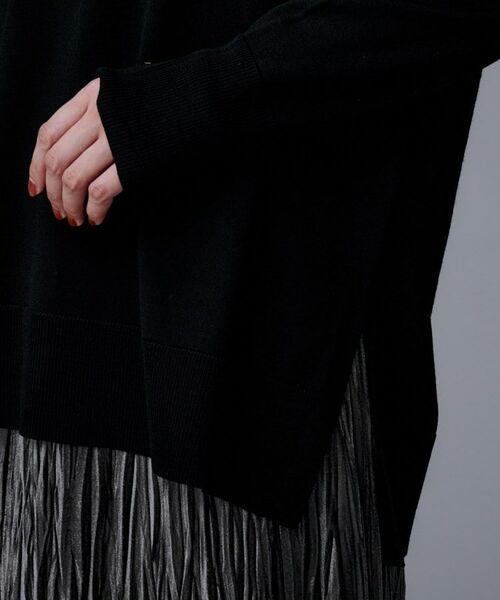 UNTITLED / アンタイトル ニット・セーター | 【洗える/薄手/ウール100%】Vネックロングウールニット | 詳細20