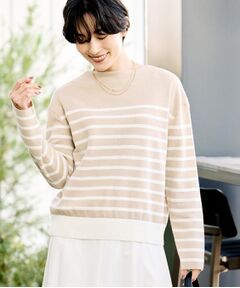 UNTITLED / アンタイトル ニット・セーター | 【洗える/長く着られる】モックネックミラノリブニット