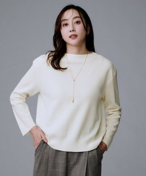 UNTITLED / アンタイトル ニット・セーター | 【洗える/長く着られる】モックネックミラノリブニット | 詳細2