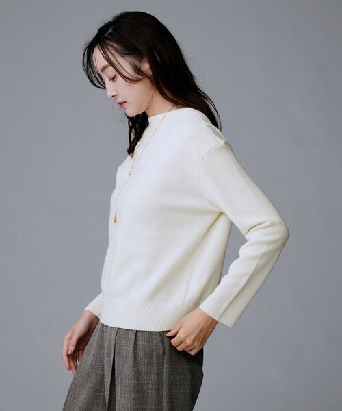 UNTITLED / アンタイトル ニット・セーター | 【洗える/長く着られる】モックネックミラノリブニット | 詳細3