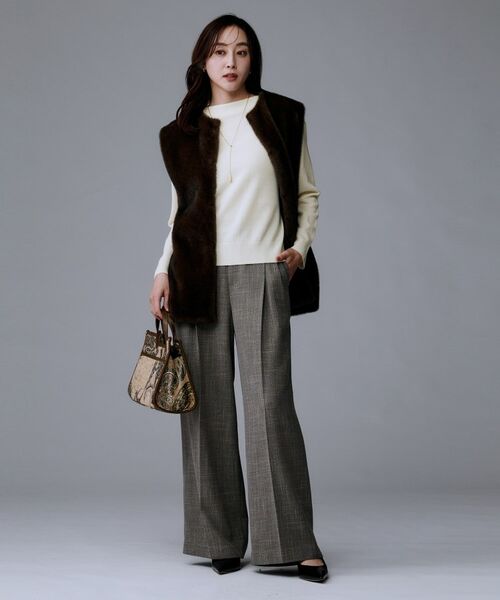 UNTITLED / アンタイトル ニット・セーター | 【洗える/長く着られる】モックネックミラノリブニット | 詳細4