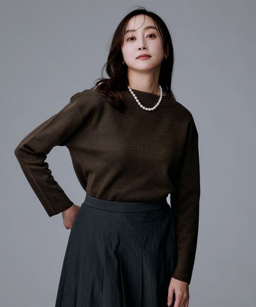 UNTITLED / アンタイトル ニット・セーター | 【洗える/長く着られる】モックネックミラノリブニット | 詳細7