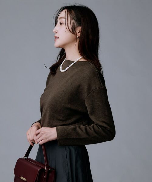 UNTITLED / アンタイトル ニット・セーター | 【洗える/長く着られる】モックネックミラノリブニット | 詳細8