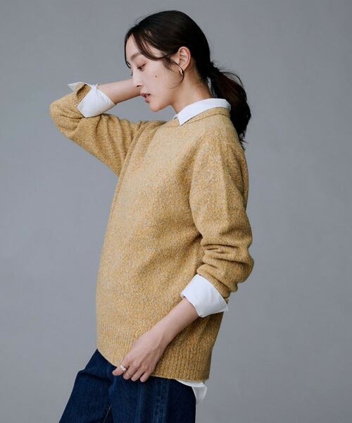 UNTITLED / アンタイトル ニット・セーター | 三つ杢カラーニット | 詳細4