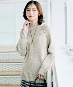 UNTITLED / アンタイトル ニット・セーター | 【ゆったりサイズ】シルクネップ　ボトルネックニット