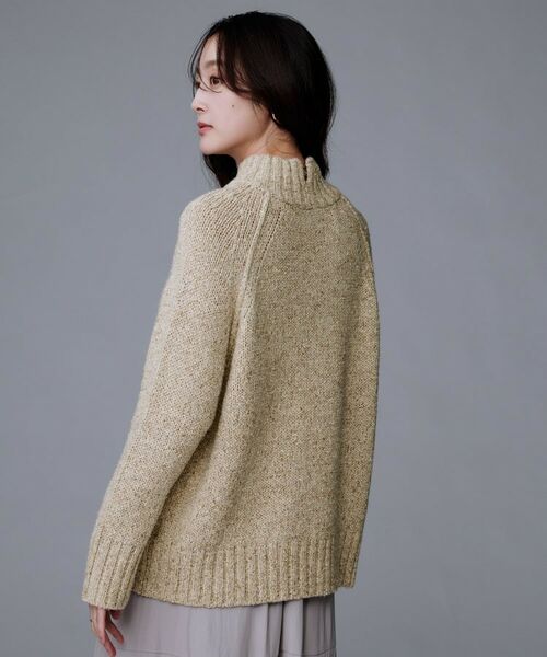 UNTITLED / アンタイトル ニット・セーター | 【ゆったりサイズ】シルクネップ　ボトルネックニット | 詳細10