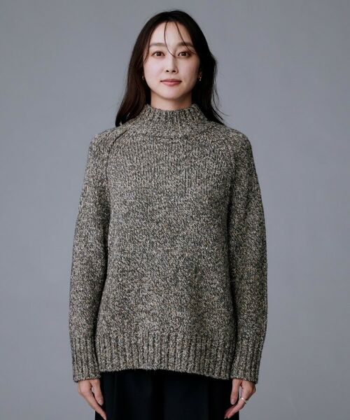 UNTITLED / アンタイトル ニット・セーター | 【ゆったりサイズ】シルクネップ　ボトルネックニット | 詳細13