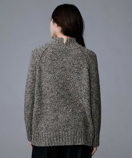 UNTITLED / アンタイトル ニット・セーター | 【ゆったりサイズ】シルクネップ　ボトルネックニット | 詳細15