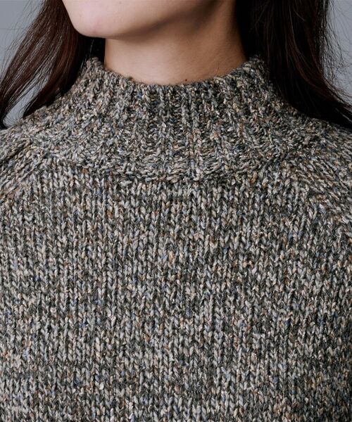 UNTITLED / アンタイトル ニット・セーター | 【ゆったりサイズ】シルクネップ　ボトルネックニット | 詳細16
