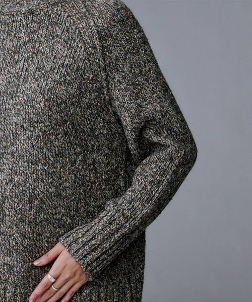 UNTITLED / アンタイトル ニット・セーター | 【ゆったりサイズ】シルクネップ　ボトルネックニット | 詳細18