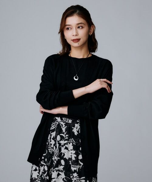 UNTITLED / アンタイトル カーディガン・ボレロ | 【アンサンブル可/洗える/Vネック】ウールシルクカーディガン | 詳細10