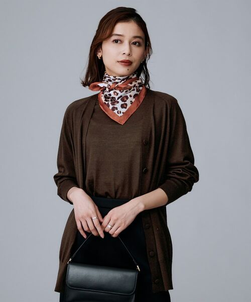 UNTITLED / アンタイトル カーディガン・ボレロ | 【アンサンブル可/洗える/Vネック】ウールシルクカーディガン | 詳細18