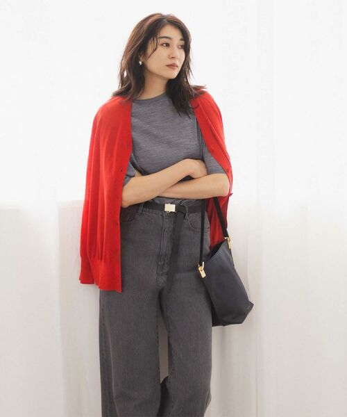 UNTITLED / アンタイトル カーディガン・ボレロ | 【アンサンブル可/洗える/Vネック】ウールシルクカーディガン | 詳細22