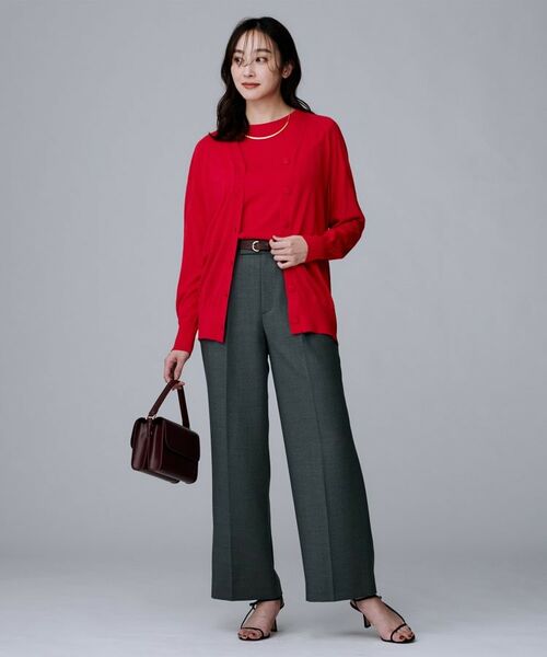 UNTITLED / アンタイトル カーディガン・ボレロ | 【アンサンブル可/洗える/Vネック】ウールシルクカーディガン | 詳細26