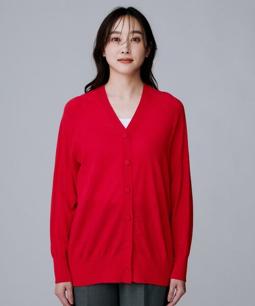 UNTITLED / アンタイトル カーディガン・ボレロ | 【アンサンブル可/洗える/Vネック】ウールシルクカーディガン | 詳細28