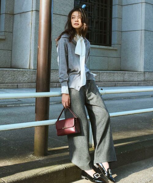 UNTITLED / アンタイトル カーディガン・ボレロ | 【アンサンブル可/洗える/Vネック】ウールシルクカーディガン | 詳細3