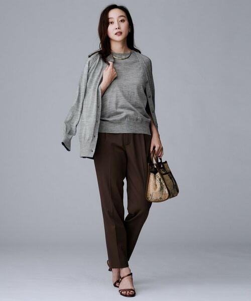 UNTITLED / アンタイトル カーディガン・ボレロ | 【アンサンブル可/洗える/Vネック】ウールシルクカーディガン | 詳細6