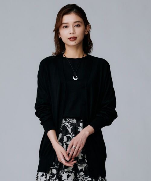 UNTITLED / アンタイトル カーディガン・ボレロ | 【アンサンブル可/洗える/Vネック】ウールシルクカーディガン | 詳細9