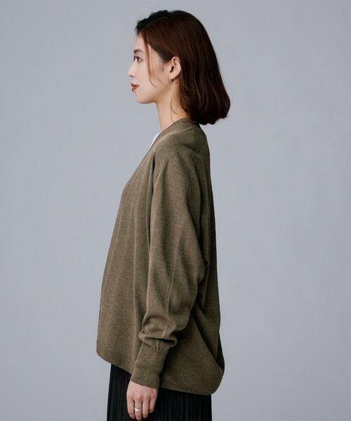 UNTITLED / アンタイトル カーディガン・ボレロ | 【きれいめ羽織り/オフィス】釦レスカーディガン | 詳細11