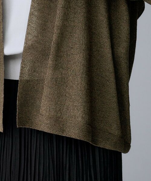 UNTITLED / アンタイトル カーディガン・ボレロ | 【きれいめ羽織り/オフィス】釦レスカーディガン | 詳細15