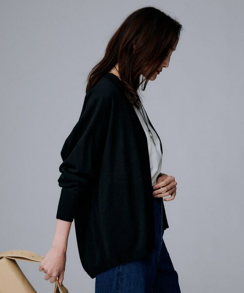 UNTITLED / アンタイトル カーディガン・ボレロ | 【きれいめ羽織り/オフィス】釦レスカーディガン | 詳細3