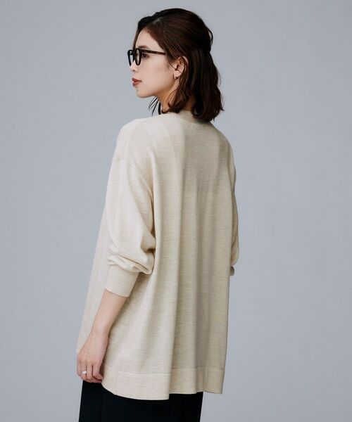 UNTITLED / アンタイトル カーディガン・ボレロ | 【アンサンブル可/オフィス/ボタンなし】シルクウールカシミヤ 着流しカーディガン | 詳細22