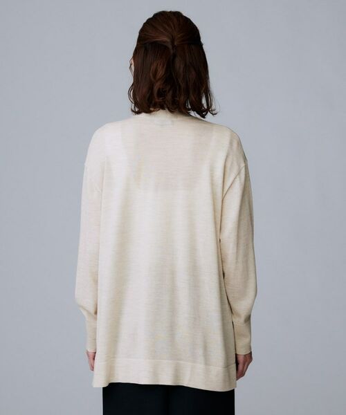 UNTITLED / アンタイトル カーディガン・ボレロ | 【アンサンブル可/オフィス/ボタンなし】シルクウールカシミヤ 着流しカーディガン | 詳細28