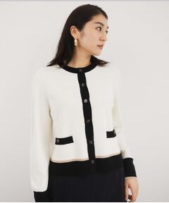 UNTITLED / アンタイトル カーディガン・ボレロ | 【アンサンブル可/ジャケット風/オフィスカジュアル】ウールミラノリブカーディガン