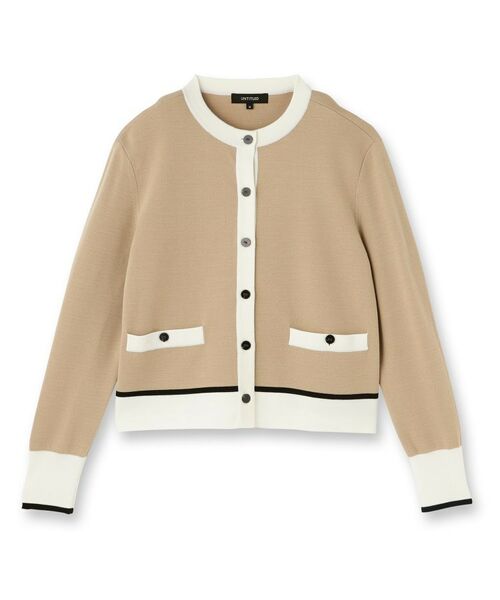 UNTITLED / アンタイトル カーディガン・ボレロ | 【アンサンブル可/ジャケット風/オフィスカジュアル】ウールミラノリブカーディガン | 詳細1