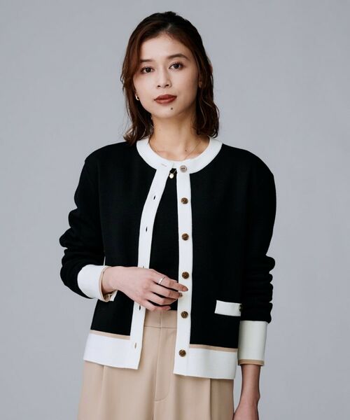 UNTITLED / アンタイトル カーディガン・ボレロ | 【アンサンブル可/ジャケット風/オフィスカジュアル】ウールミラノリブカーディガン | 詳細16
