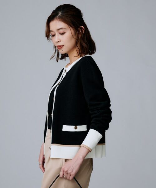 UNTITLED / アンタイトル カーディガン・ボレロ | 【アンサンブル可/ジャケット風/オフィスカジュアル】ウールミラノリブカーディガン | 詳細17