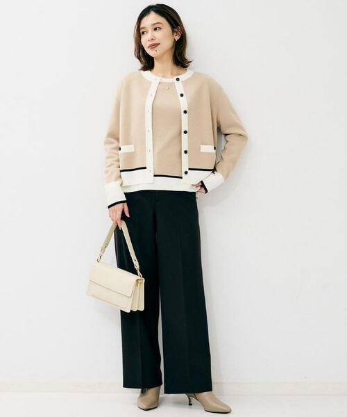 UNTITLED / アンタイトル カーディガン・ボレロ | 【アンサンブル可/ジャケット風/オフィスカジュアル】ウールミラノリブカーディガン | 詳細20