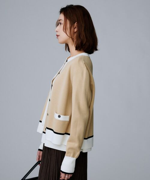 UNTITLED / アンタイトル カーディガン・ボレロ | 【アンサンブル可/ジャケット風/オフィスカジュアル】ウールミラノリブカーディガン | 詳細22