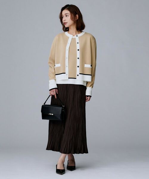 UNTITLED / アンタイトル カーディガン・ボレロ | 【アンサンブル可/ジャケット風/オフィスカジュアル】ウールミラノリブカーディガン | 詳細23