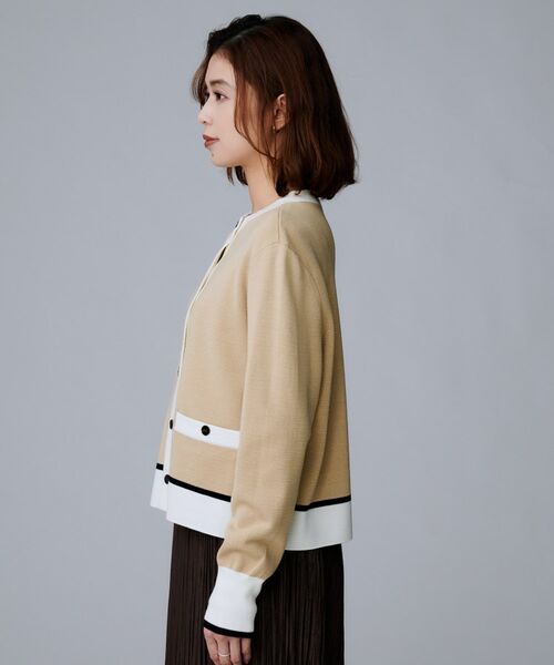 UNTITLED / アンタイトル カーディガン・ボレロ | 【アンサンブル可/ジャケット風/オフィスカジュアル】ウールミラノリブカーディガン | 詳細26