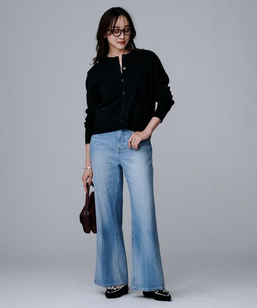 UNTITLED / アンタイトル カーディガン・ボレロ | 【アンサンブル可/ジャケット風/オフィスカジュアル】ウールミラノリブカーディガン | 詳細4