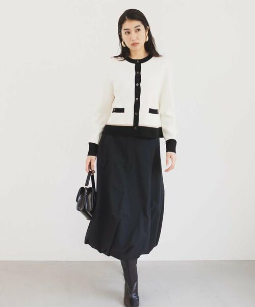 UNTITLED / アンタイトル カーディガン・ボレロ | 【アンサンブル可/ジャケット風/オフィスカジュアル】ウールミラノリブカーディガン | 詳細6