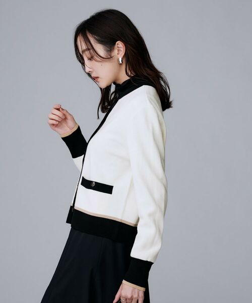 UNTITLED / アンタイトル カーディガン・ボレロ | 【アンサンブル可/ジャケット風/オフィスカジュアル】ウールミラノリブカーディガン | 詳細9