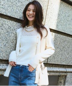 UNTITLED / アンタイトル カーディガン・ボレロ | 【トレンド/柔らかな素材感】ビスチェセットカーディガン