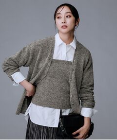 UNTITLED / アンタイトル カーディガン・ボレロ | 【トレンド/柔らかな素材感】ビスチェセットカーディガン