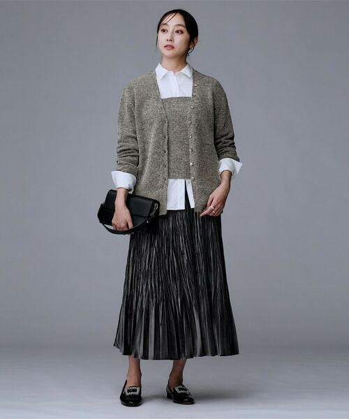 UNTITLED / アンタイトル カーディガン・ボレロ | 【トレンド/柔らかな素材感】ビスチェセットカーディガン | 詳細12