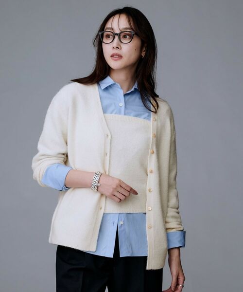 UNTITLED / アンタイトル カーディガン・ボレロ | 【トレンド/柔らかな素材感】ビスチェセットカーディガン | 詳細3