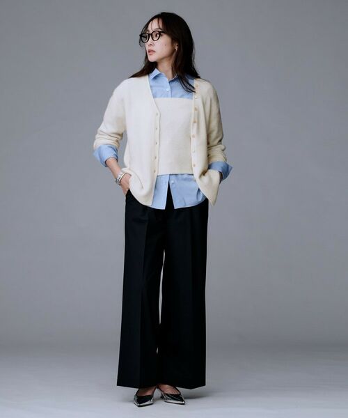 UNTITLED / アンタイトル カーディガン・ボレロ | 【トレンド/柔らかな素材感】ビスチェセットカーディガン | 詳細6