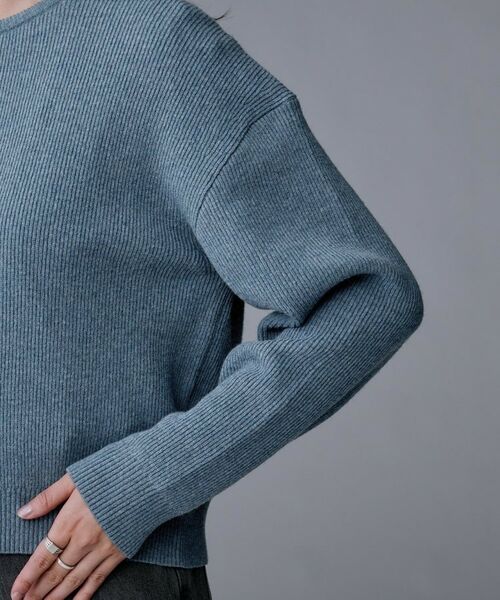 UNTITLED / アンタイトル カーディガン・ボレロ | 【ゆったりサイズ/着丈短め】ジップニットカーディガン | 詳細24