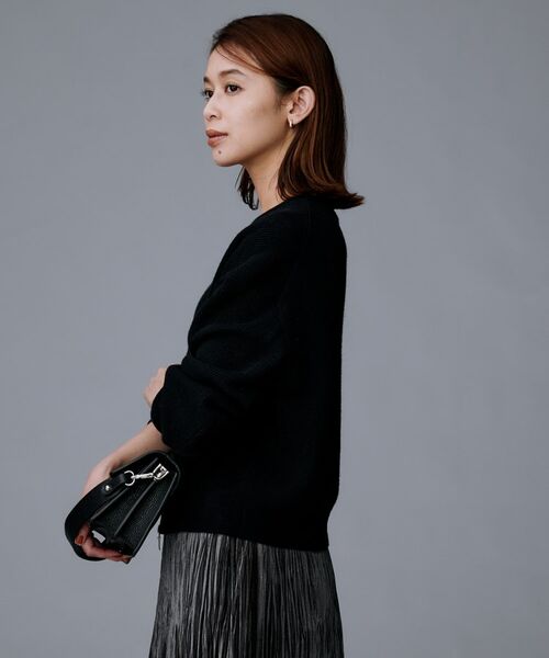 UNTITLED / アンタイトル カーディガン・ボレロ | 【ゆったりサイズ/着丈短め】ジップニットカーディガン | 詳細7