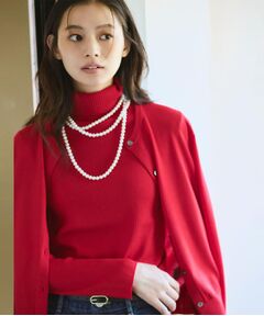 UNTITLED / アンタイトル カーディガン・ボレロ | 【洗える/アンサンブル可/ウール100%】ウールクルーカーディガン