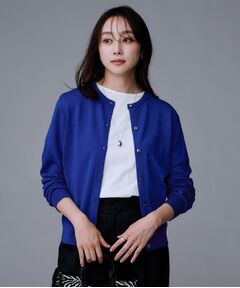 UNTITLED / アンタイトル カーディガン・ボレロ | 【洗える/アンサンブル可/ウール100%】ウールクルーカーディガン