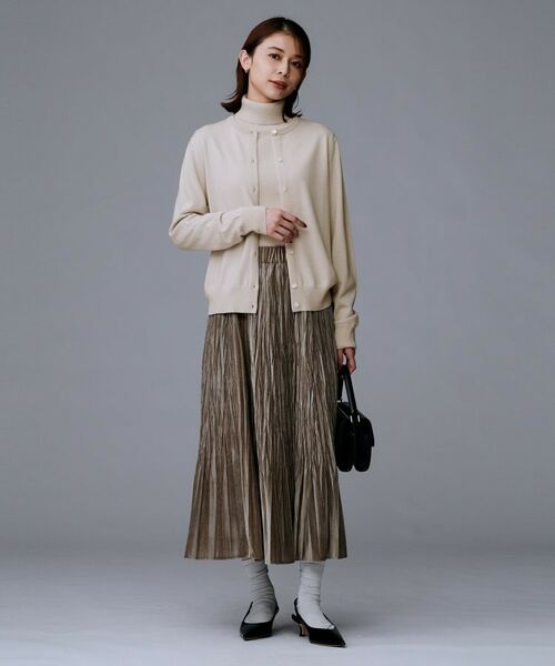 UNTITLED / アンタイトル カーディガン・ボレロ | 【洗える/アンサンブル可/ウール100%】ウールクルーカーディガン | 詳細18